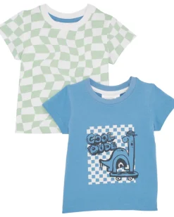 T-Shirts mit Schulterknöpfen 2er-Pack, Ergee-KiK Onlineshop Discount