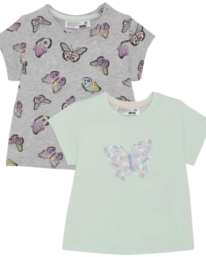 T-Shirts Schmetterlinge 2er-Pack, Ergee-KiK Onlineshop Cheap