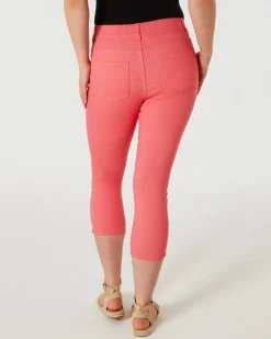 Twillhose in Caprilänge Janina, Slim-fit-KiK Onlineshop Online