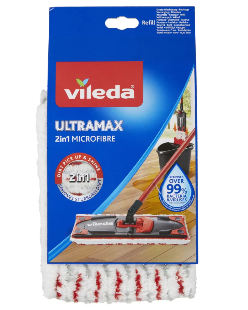 Vileda UltraMax Ersatz-Wischbezug entfernt Bakterien-KiK Onlineshop Best Sale