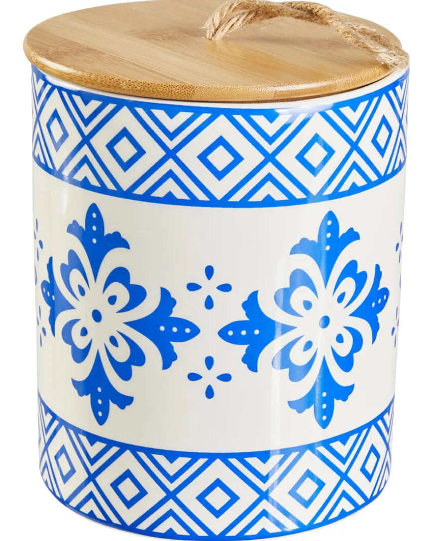 Vorratsdose mit Bambusdeckel ca. 13 x 16,5 cm-KiK Onlineshop Outlet