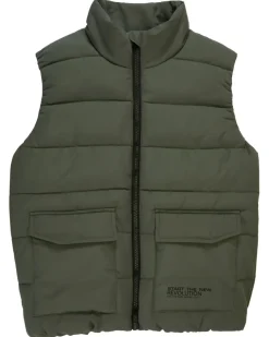 Wattierte Steppweste Y.F.K., Stehkragen-KiK Onlineshop Clearance