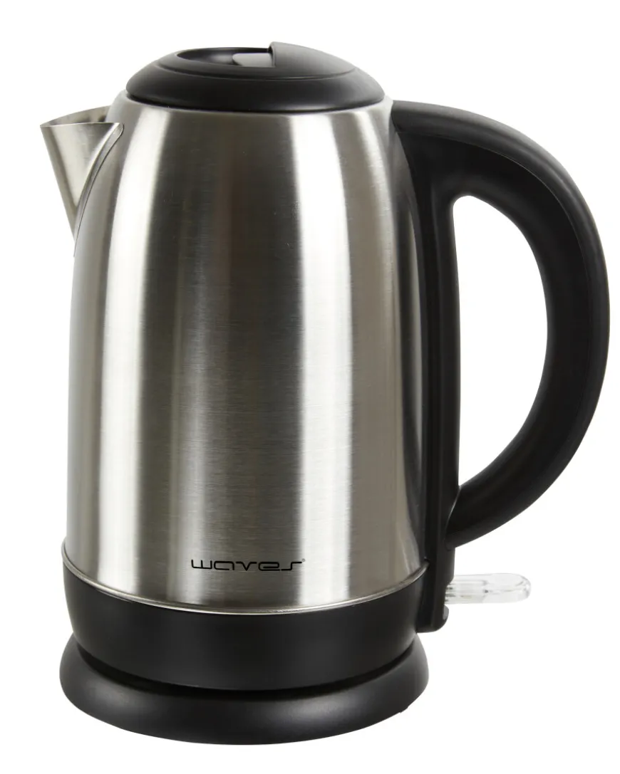 Waves Edelstahl-Wasserkocher 1.850-2.200 W, ca. 1,7 l-KiK Onlineshop Clearance