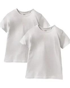 Weiße T-Shirts im Pack 2er-Pack, Y.F.K.-KiK Onlineshop Clearance