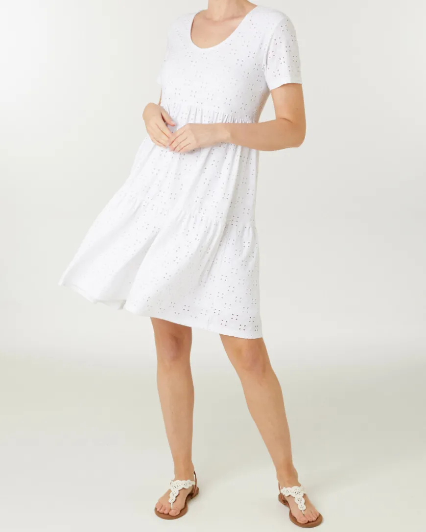 es Kleid Janina, Lochstickereien-KiK Onlineshop Shop
