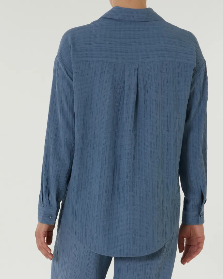 Weit geschnittene Bluse Janina, Vokuhila-Saum-KiK Onlineshop Sale