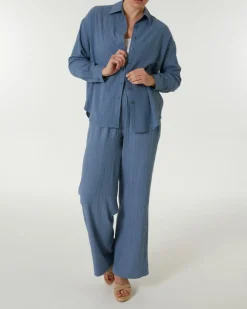 Weit geschnittene Bluse Janina, Vokuhila-Saum-KiK Onlineshop Sale