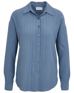 Weit geschnittene Bluse Janina, Vokuhila-Saum-KiK Onlineshop Sale
