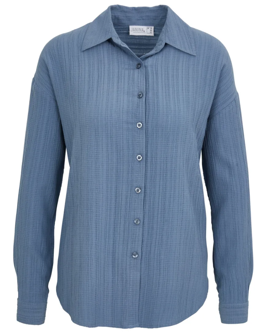 Weit geschnittene Bluse Janina, Vokuhila-Saum-KiK Onlineshop Sale