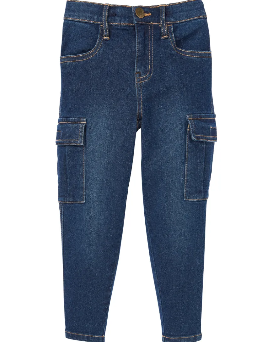 Weitenverstellbare Cargo-Jeans Loose-fit-KiK Onlineshop Hot