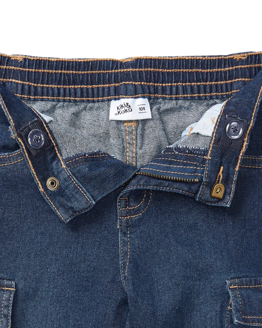 Weitenverstellbare Cargo-Jeans Loose-fit-KiK Onlineshop Hot