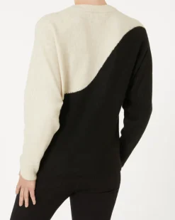Zweifarbiger Pullover Janina, Rundhalsausschnitt-KiK Onlineshop Cheap